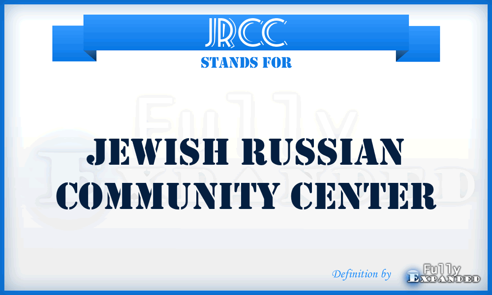 JRCC - Jewish Russian Community Center