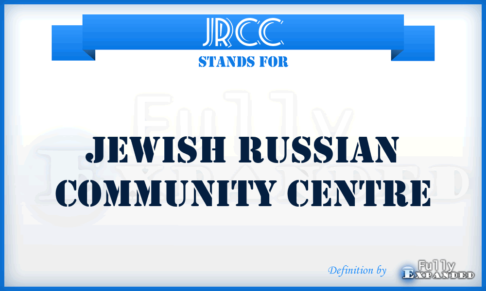 JRCC - Jewish Russian Community Centre