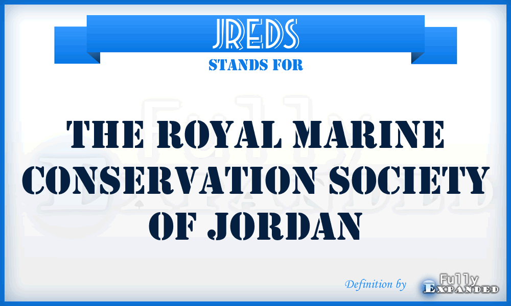 JREDS - The Royal Marine Conservation Society of Jordan