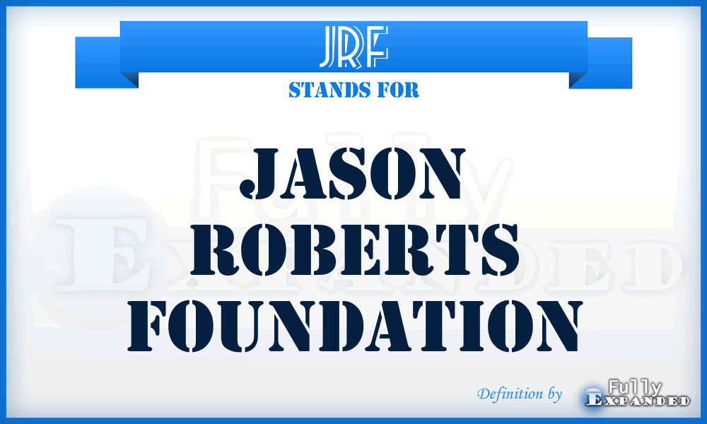 JRF - Jason Roberts Foundation