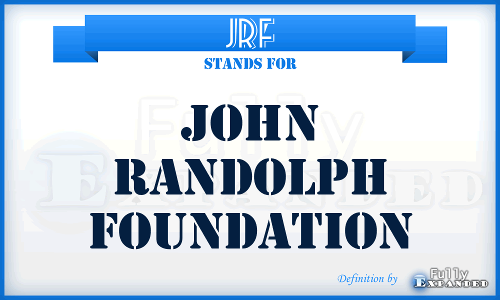 JRF - John Randolph Foundation