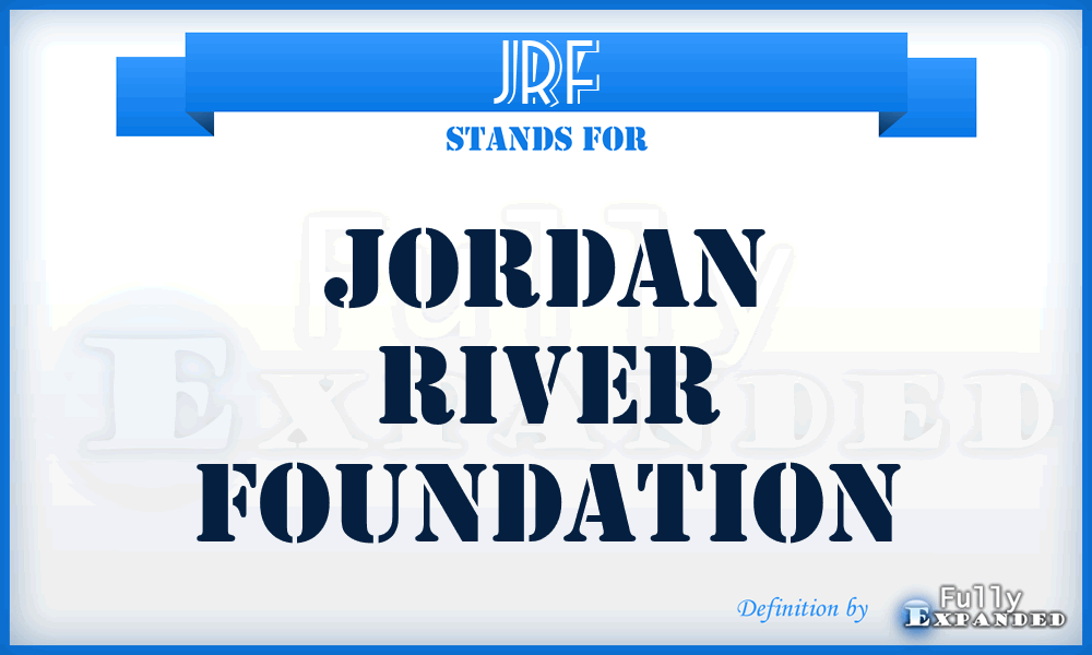 JRF - Jordan River Foundation