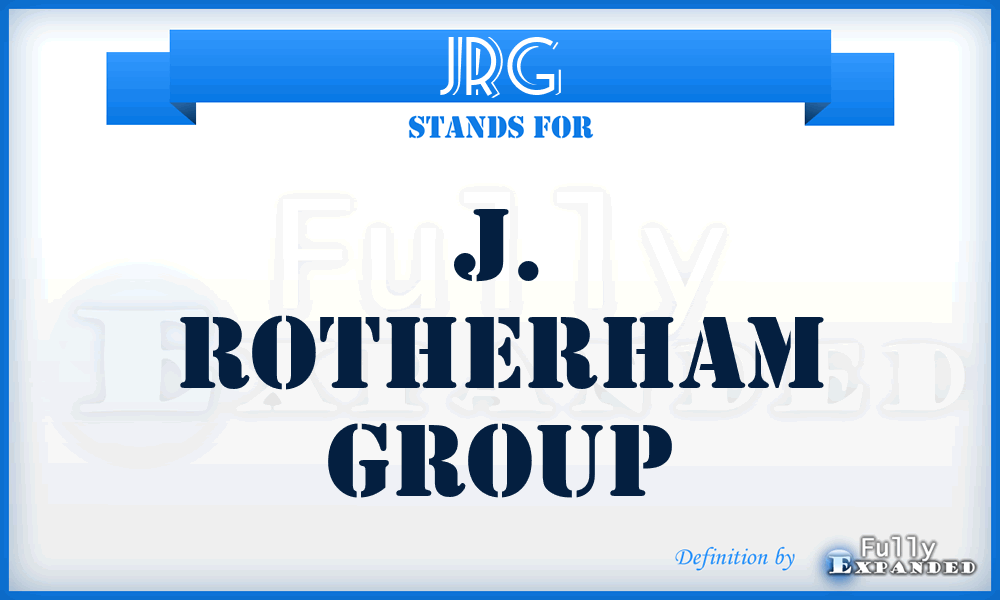 JRG - J. Rotherham Group