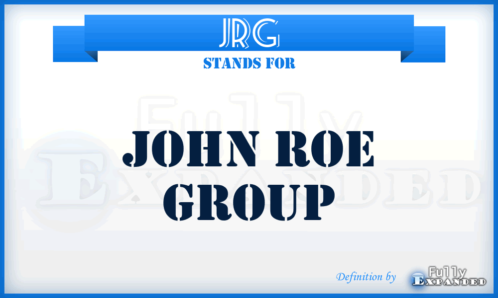 JRG - John Roe Group