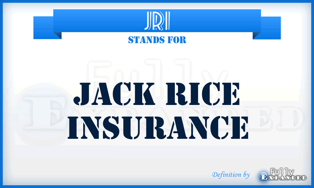 JRI - Jack Rice Insurance
