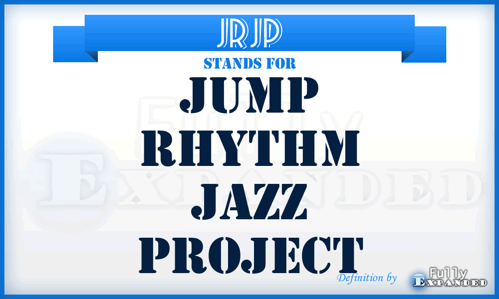 JRJP - Jump Rhythm Jazz Project