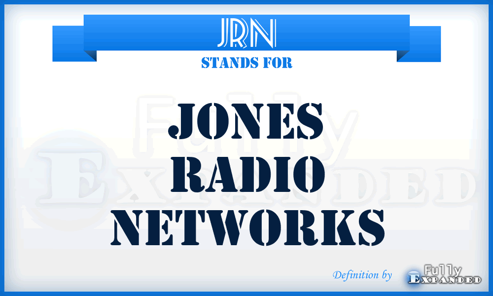 JRN - Jones Radio Networks