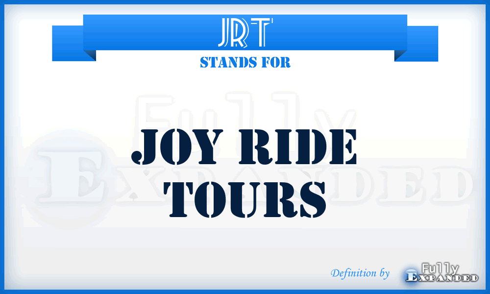 JRT - Joy Ride Tours