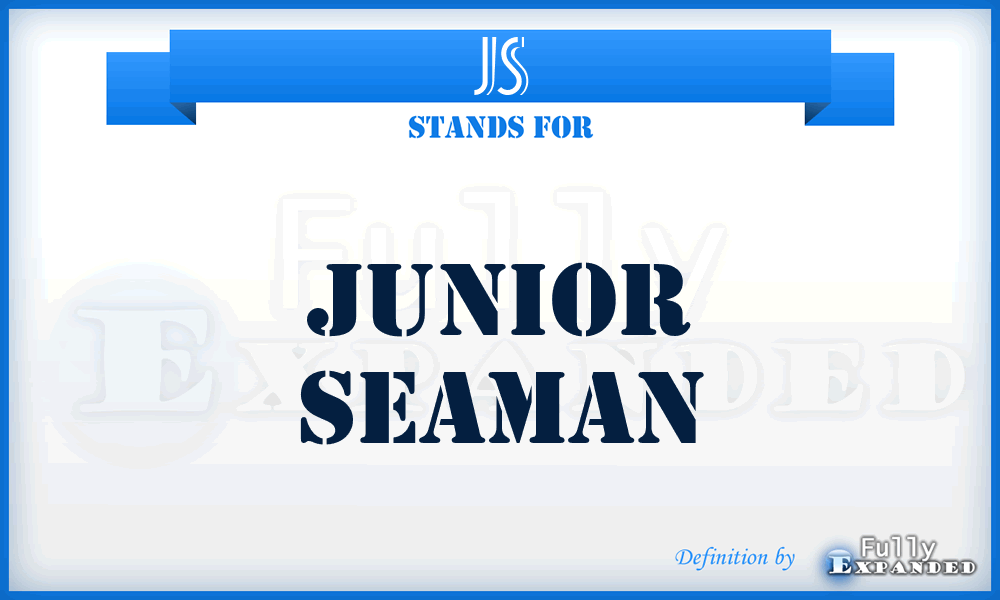 JS - Junior Seaman