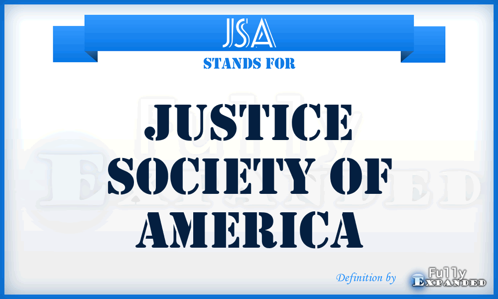 JSA - Justice Society Of America