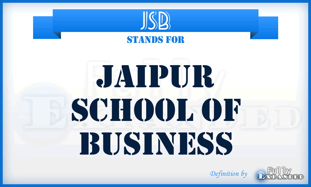 JSB - Jaipur School of Business