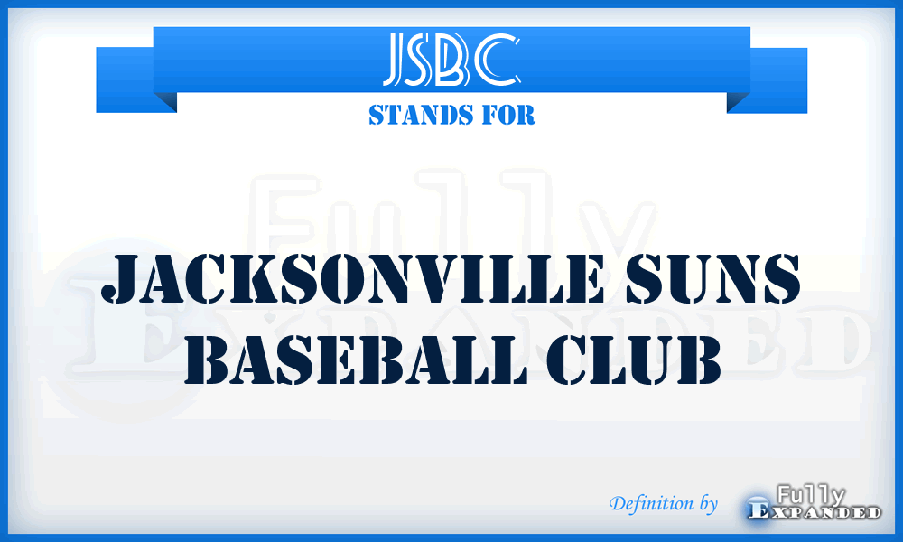 JSBC - Jacksonville Suns Baseball Club