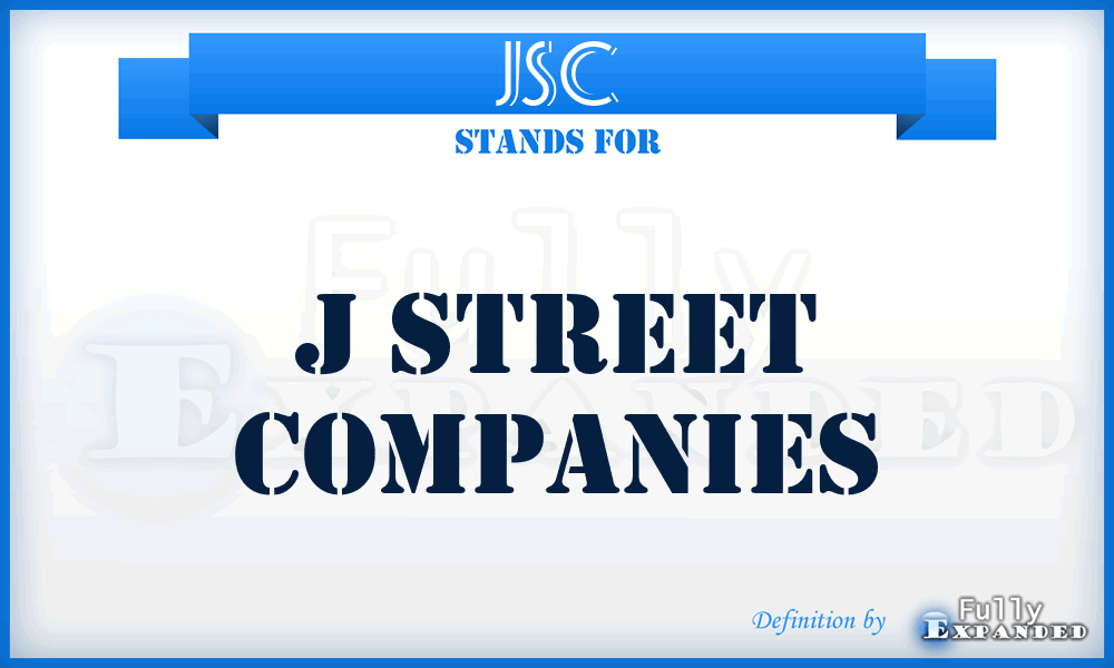 JSC - J Street Companies