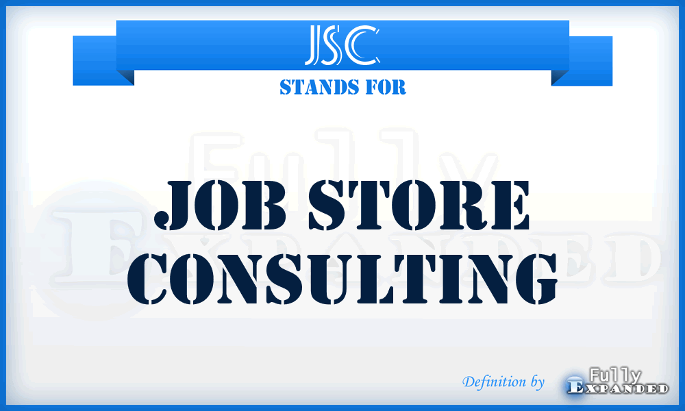 JSC - Job Store Consulting