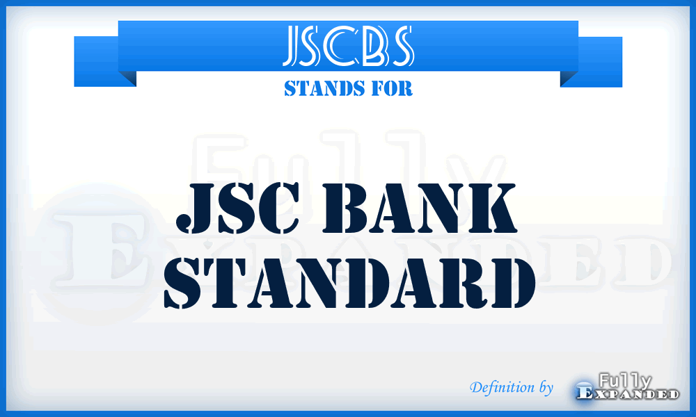 JSCBS - JSC Bank Standard