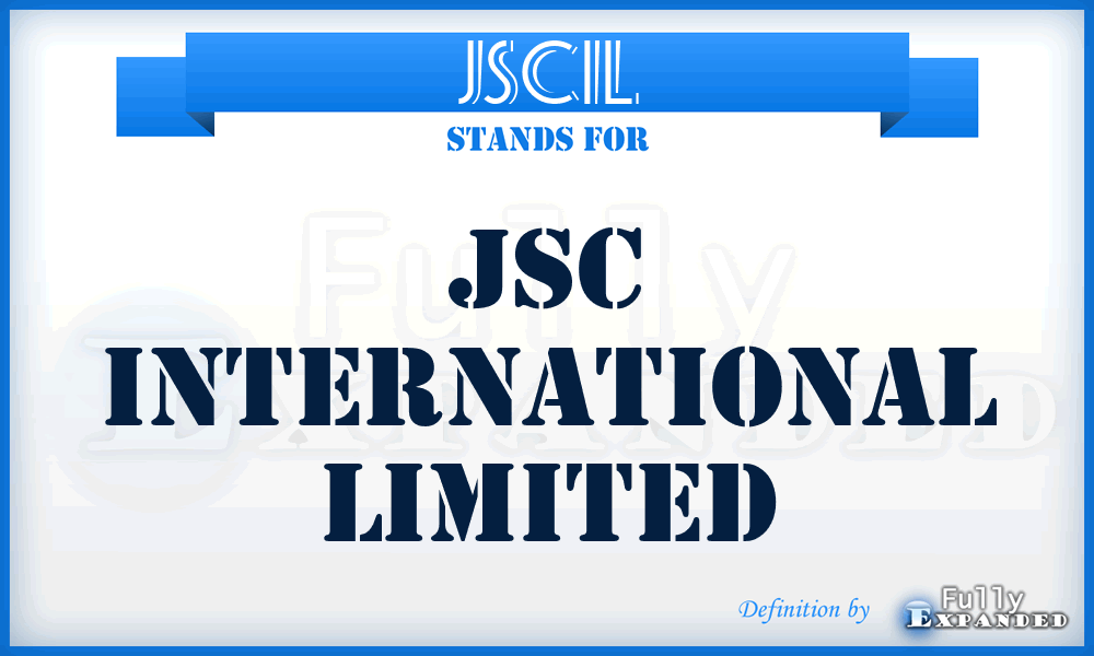 JSCIL - JSC International Limited