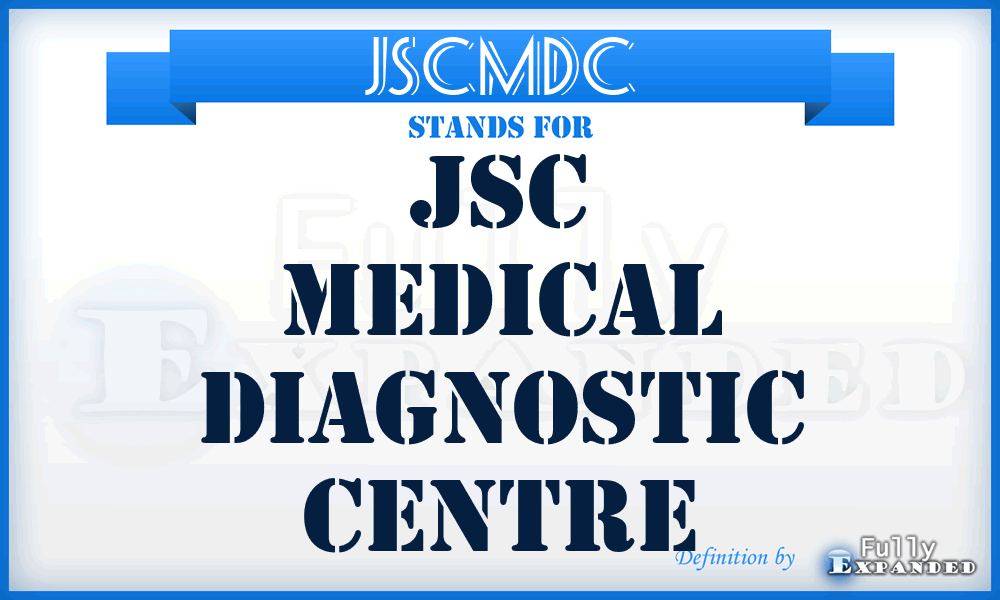 JSCMDC - JSC Medical Diagnostic Centre