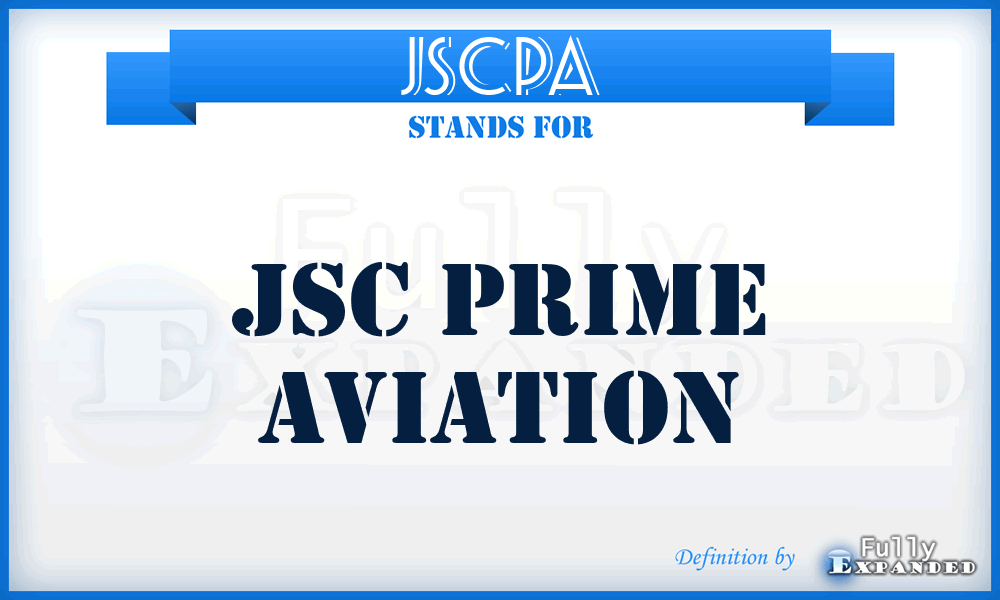 JSCPA - JSC Prime Aviation