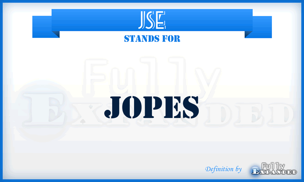 JSE - JOPES