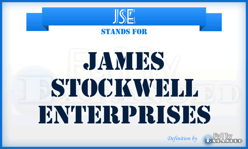 JSE - James Stockwell Enterprises