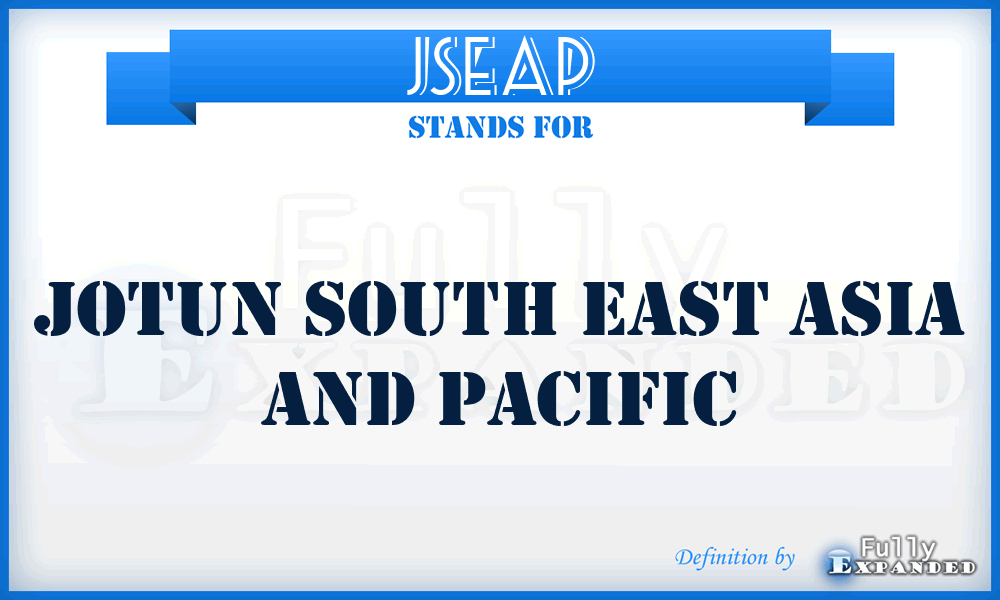 JSEAP - Jotun South East Asia and Pacific