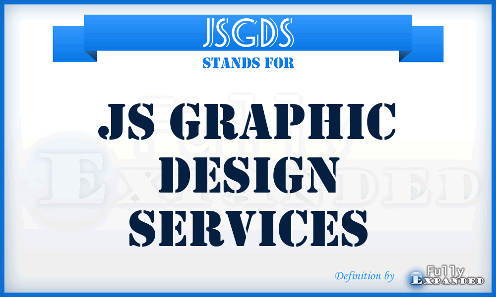 JSGDS - JS Graphic Design Services