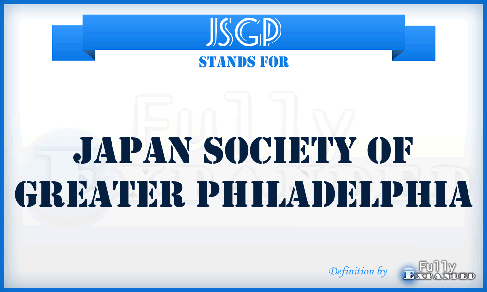 JSGP - Japan Society Of Greater Philadelphia