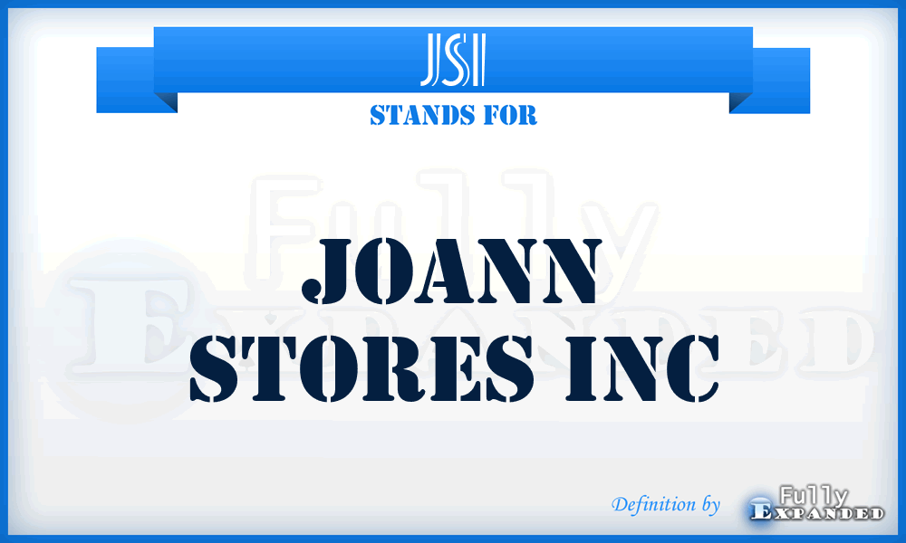 JSI - Joann Stores Inc