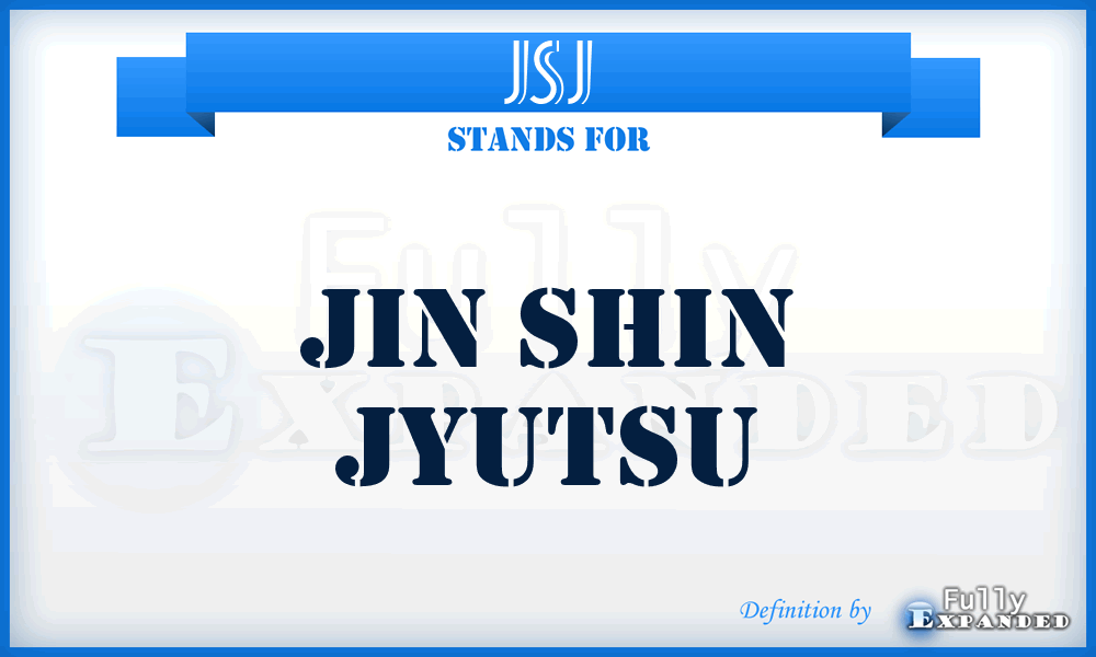 JSJ - Jin Shin Jyutsu