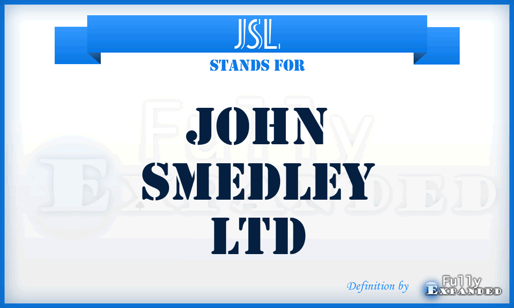 JSL - John Smedley Ltd