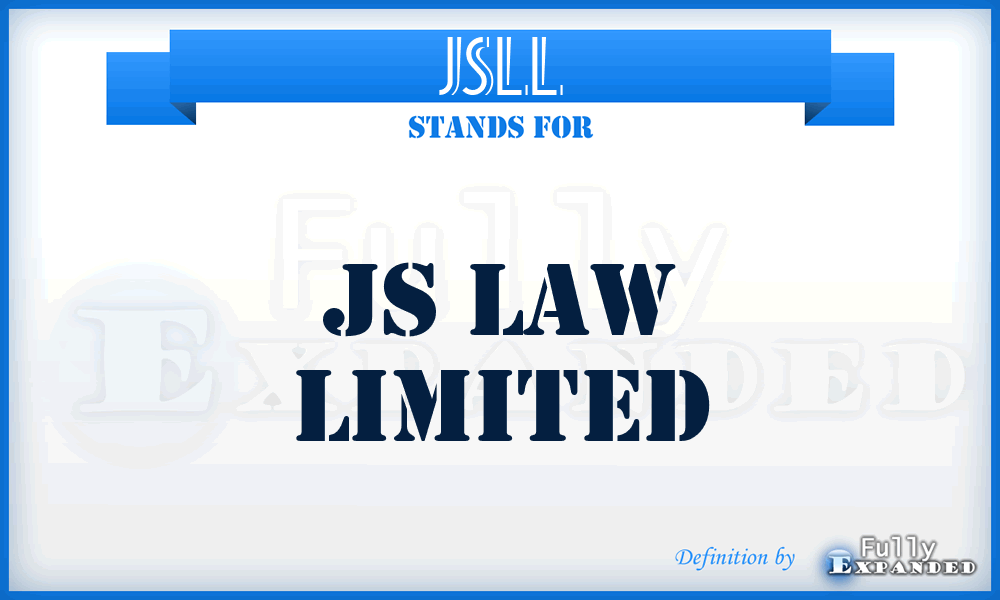 JSLL - JS Law Limited