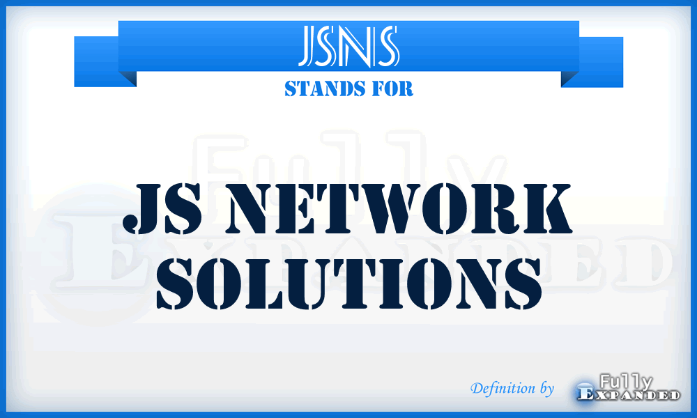 JSNS - JS Network Solutions