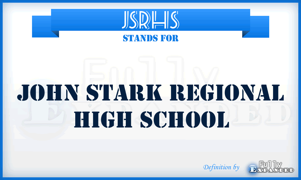 JSRHS - John Stark Regional High School