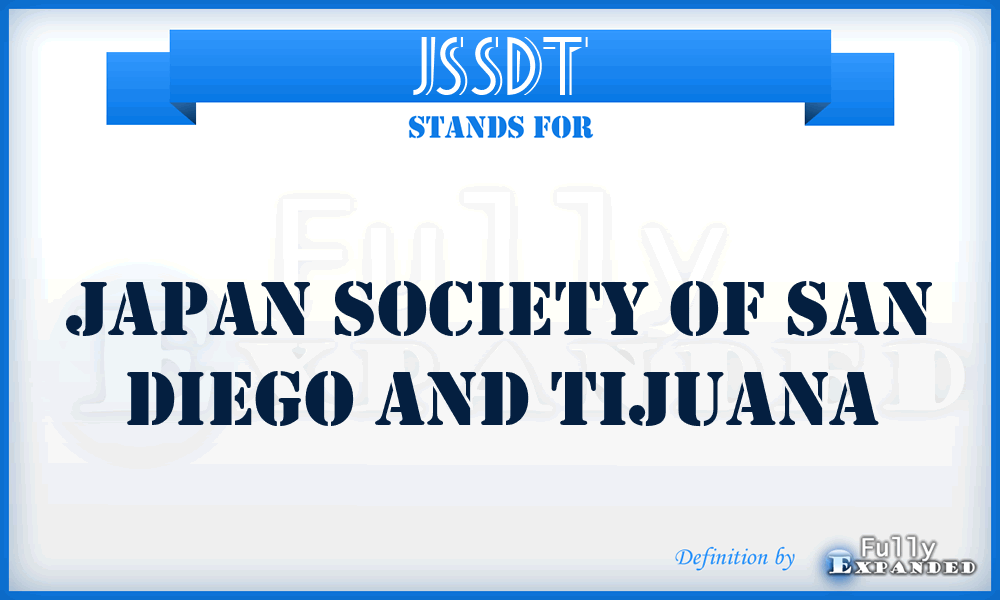 JSSDT - Japan Society of San Diego and Tijuana