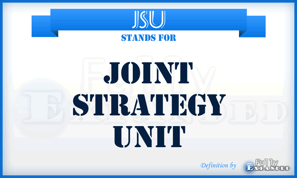 JSU - Joint Strategy Unit