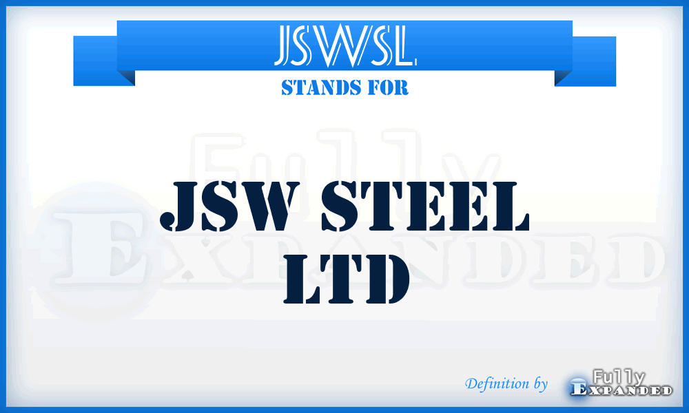 JSWSL - JSW Steel Ltd