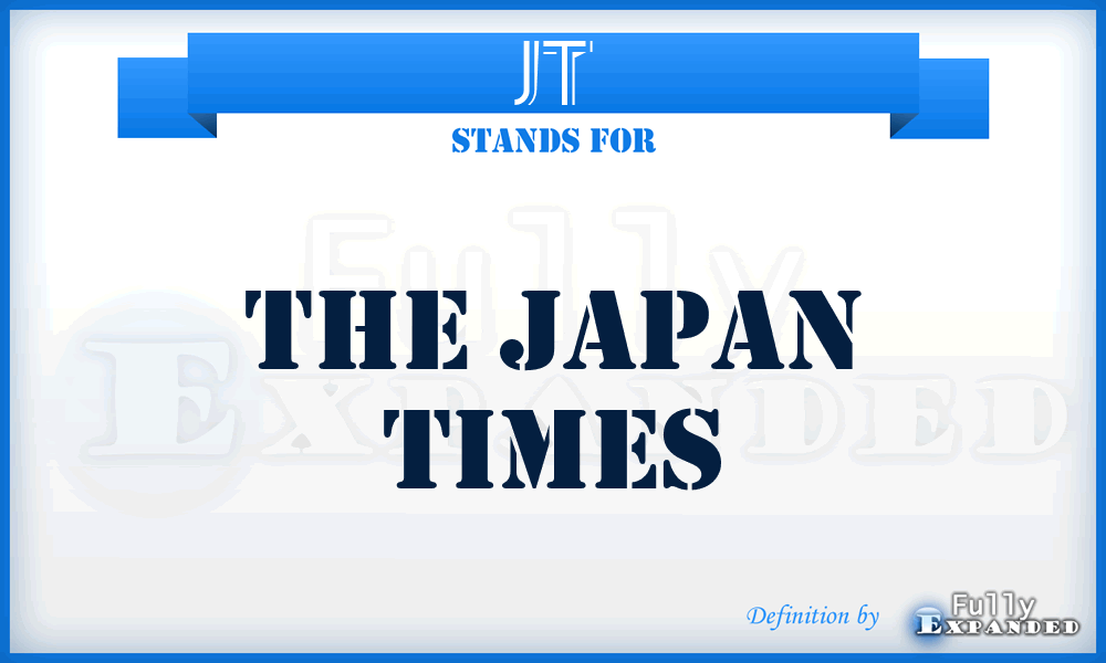 JT - The Japan Times