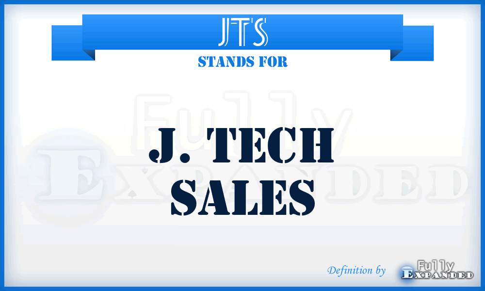 JTS - J. Tech Sales