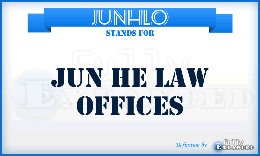 JUNHLO - JUN He Law Offices