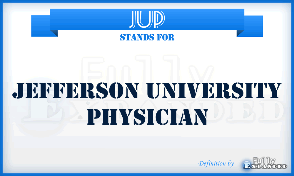 JUP - Jefferson University Physician