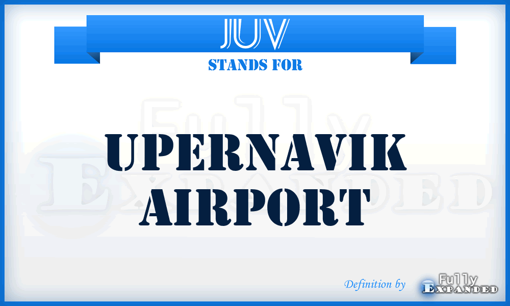 JUV - Upernavik airport