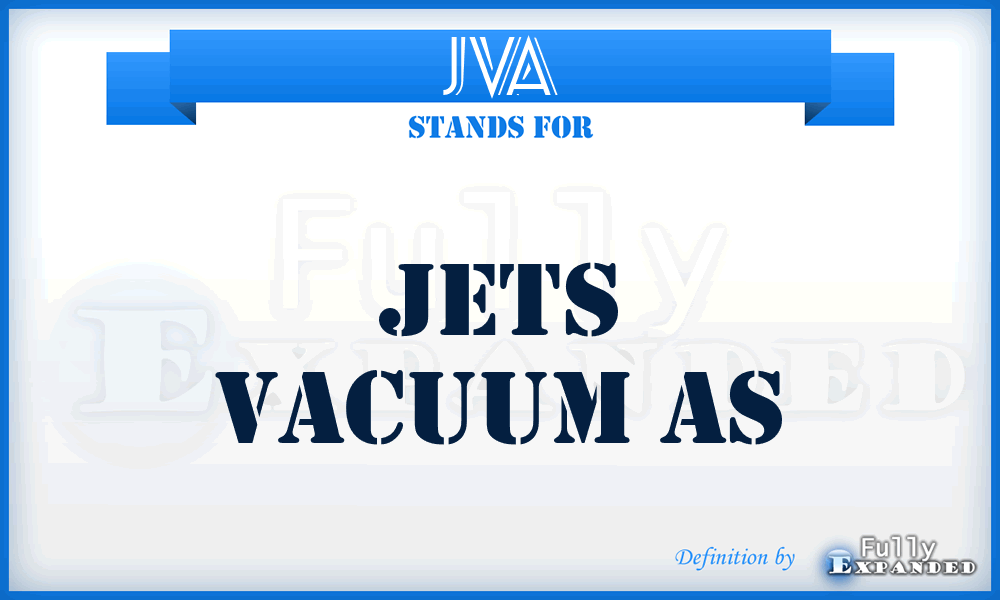 JVA - Jets Vacuum As