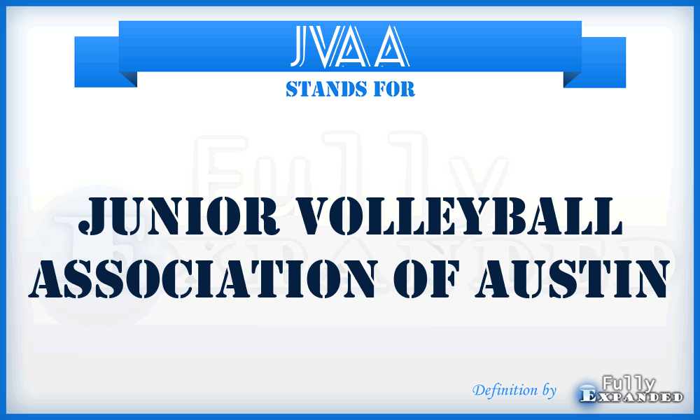 JVAA - Junior Volleyball Association of Austin