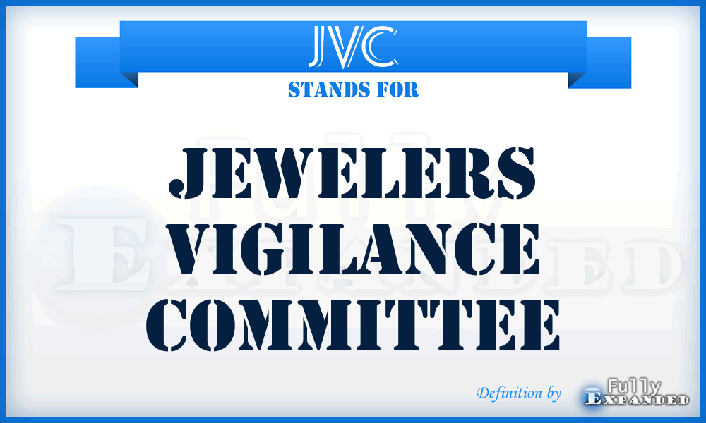 JVC - Jewelers Vigilance Committee