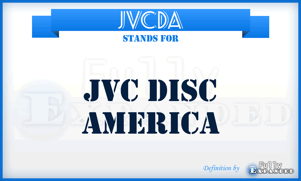 JVCDA - JVC Disc America