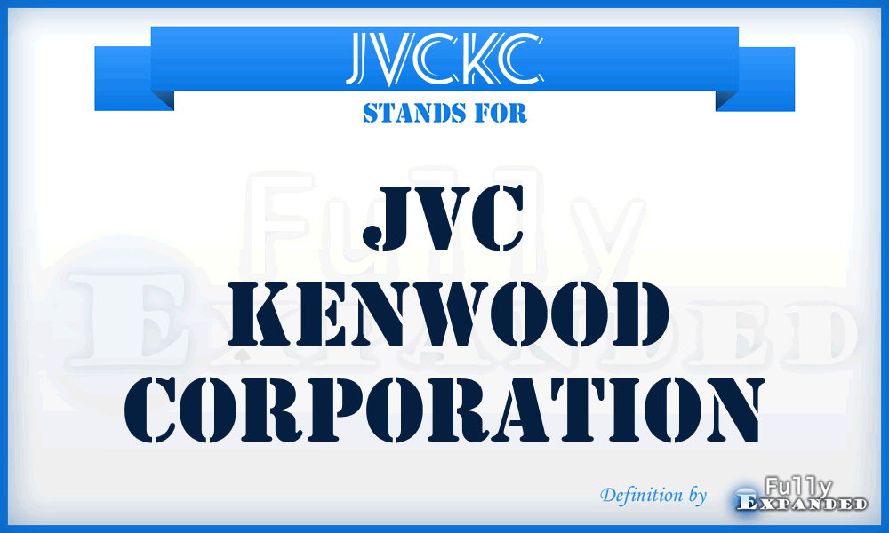 JVCKC - JVC Kenwood Corporation