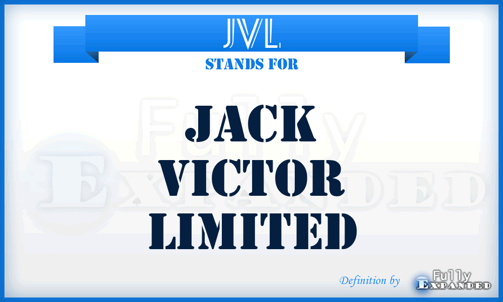 JVL - Jack Victor Limited