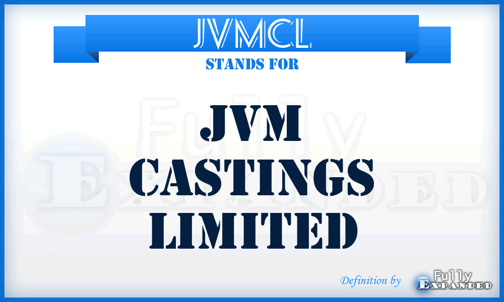 JVMCL - JVM Castings Limited