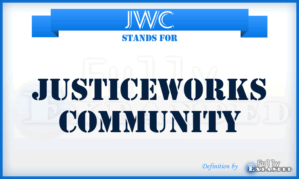 JWC - JusticeWorks Community