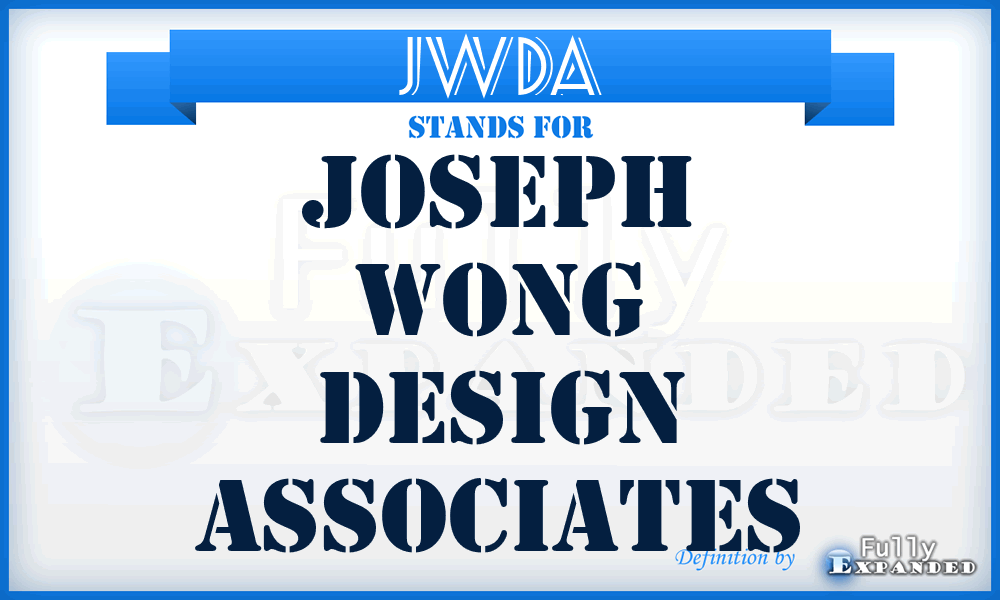 JWDA - Joseph Wong Design Associates